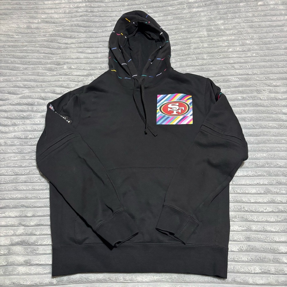 NIKE San Francisco 49ers 2023 Crucial Catch‎ Therma Pullover - MEN S